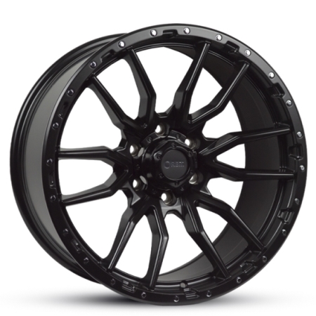 17X9 ORBIT 6X139.7 ET10 SCOUT MATTE BLACK