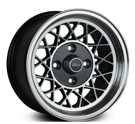 13X7 4X108 3 CLASSICWIRE - GLOSS BLACK